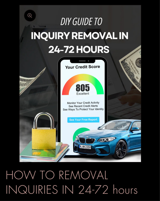 How to remove inquiries in 24-72 hours E-Book